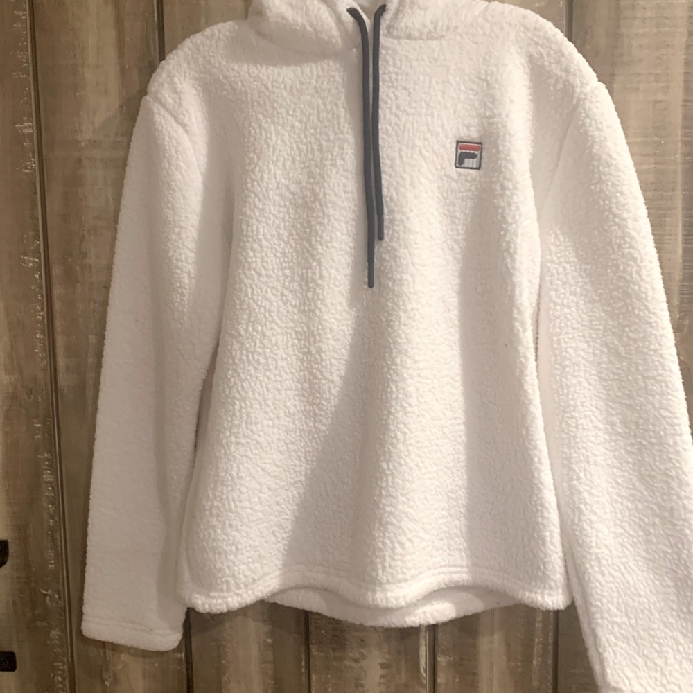 Fila Sherpa pullover with hoodie, S - Picture 8 of 8